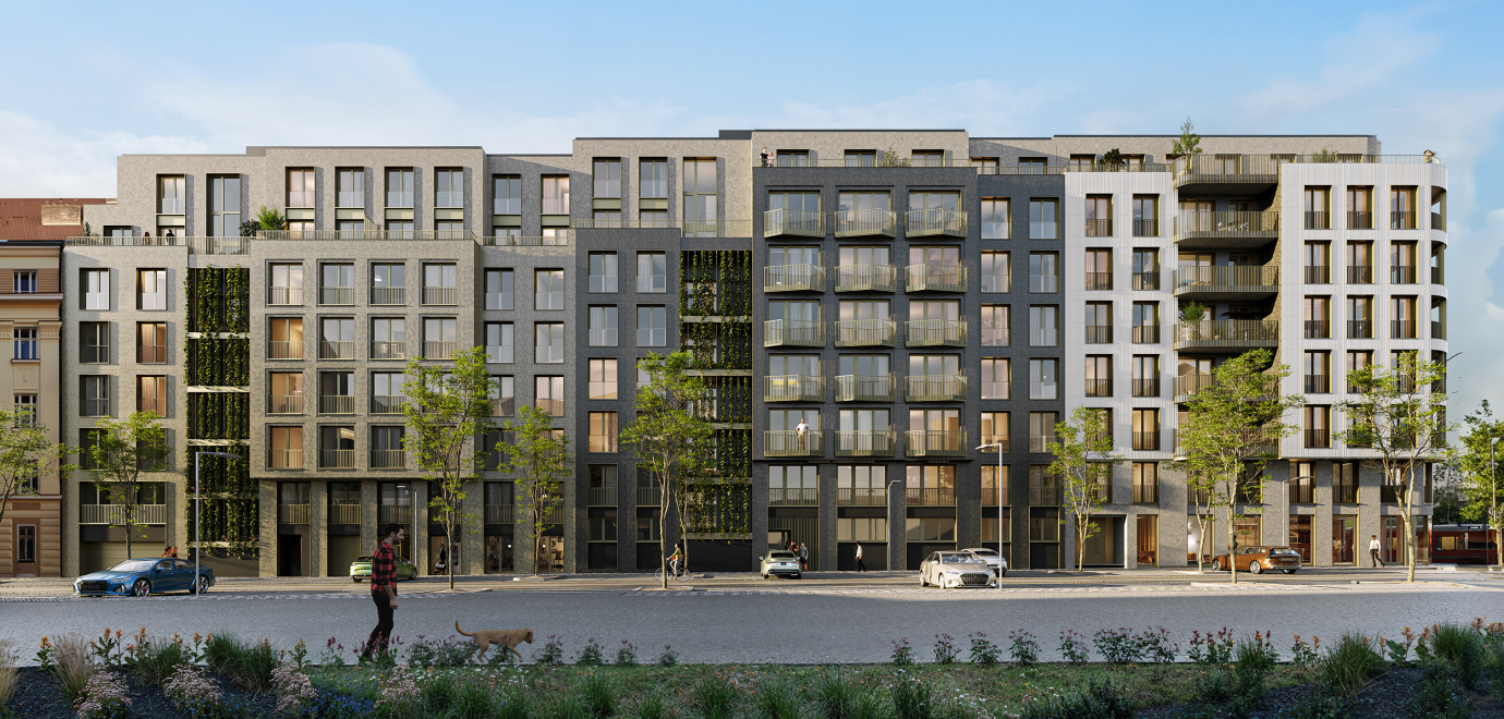 We started to sell apartments in the new project Rezidence Na Plzeňce in Prague 5