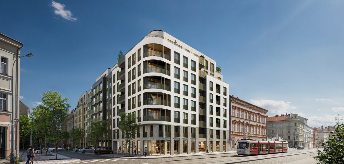 50 % projektu Rezidence Na Plzeňce je vyprodáno